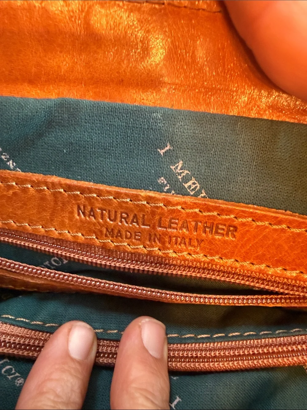 MEDICI Women’s Tan Leather Satchel Crossbody leather made in italy
